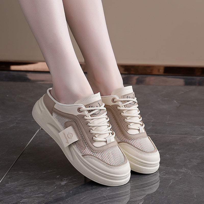 Damen komfortable Sneaker mit atmungsaktivem Mesh-Obermaterial und dämpfender Sohle EB