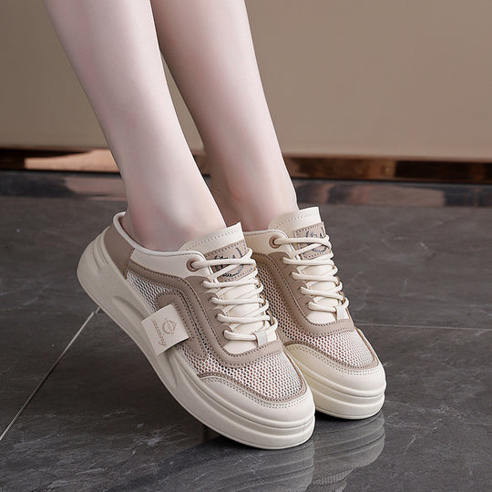 Damen komfortable Sneaker mit atmungsaktivem Mesh-Obermaterial und dämpfender Sohle EB