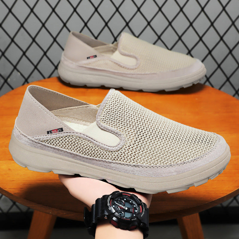 Damen Atmungsaktive Slip-On Freizeitschuhe mit rutschfester Sohle EB