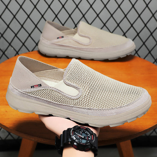Damen Atmungsaktive Slip-On Freizeitschuhe mit rutschfester Sohle EB