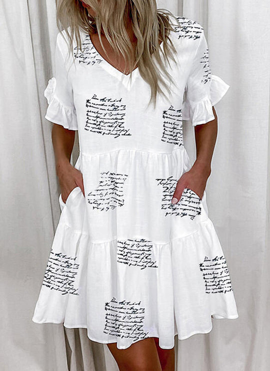 EB | Pendelkleid mit V-Ausschnitt