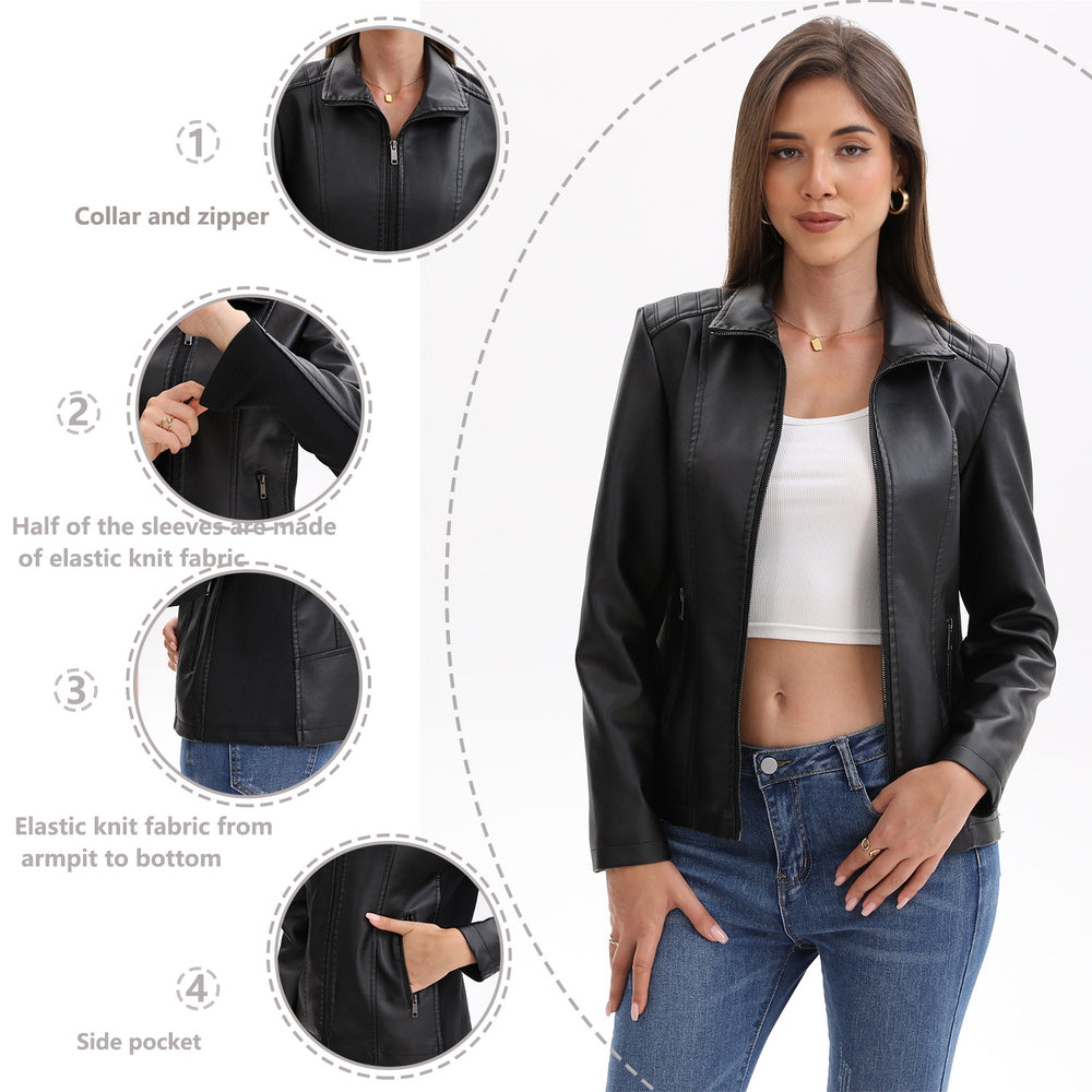 Damen Kunstlederjacke EB