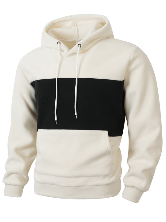 Herren Fleece-Hoodie mit innovativem Design EB