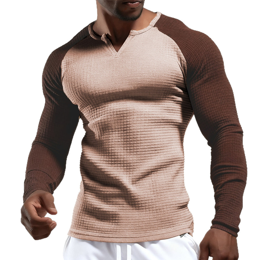 Herren Langarmshirt mit innovativem Strukturdesign EB