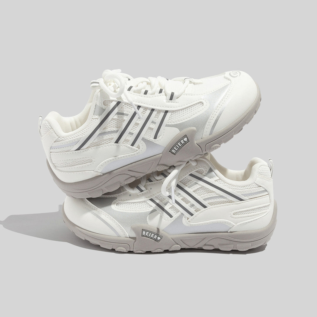 Damen Sportliche Lauf- und Freizeitschuhe mit atmungsaktiven Einsätzen und rutschfester Sohle EB