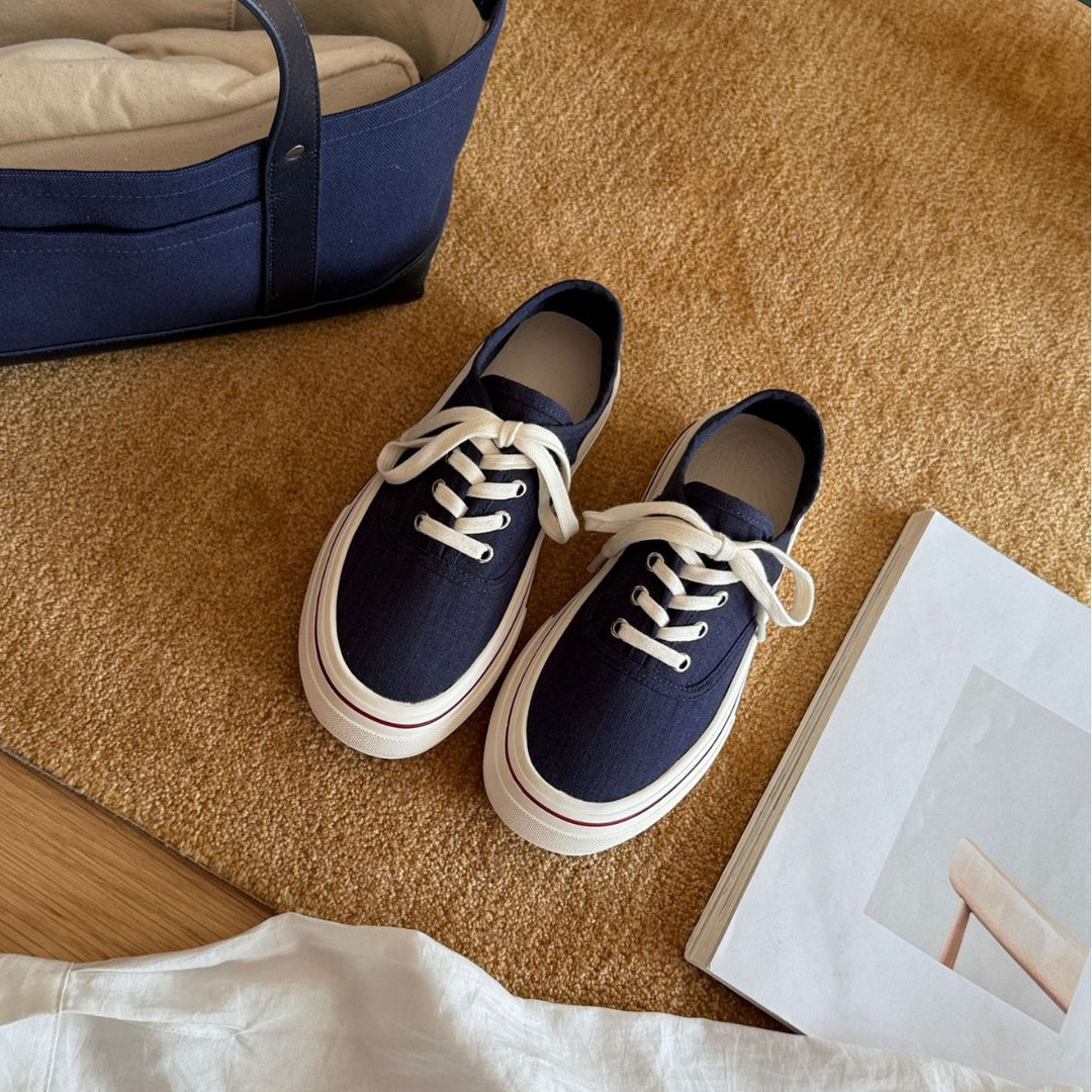 Damen modische Sneaker mit dämpfender Sohle und atmungsaktiver Obermaterialstruktur EB