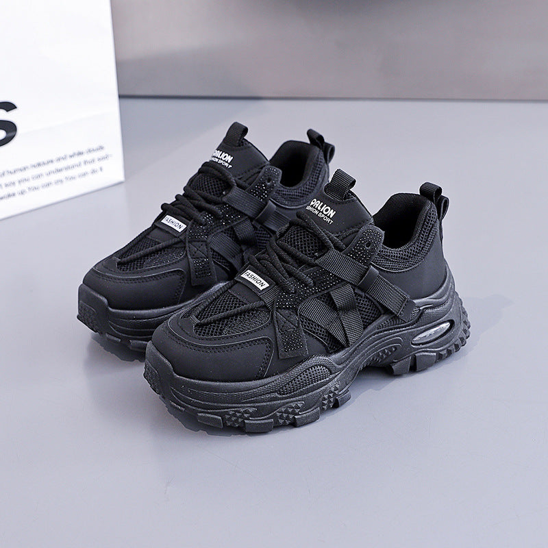 Damen Sportliche Sneakers mit atmungsaktiven Einsätzen EB