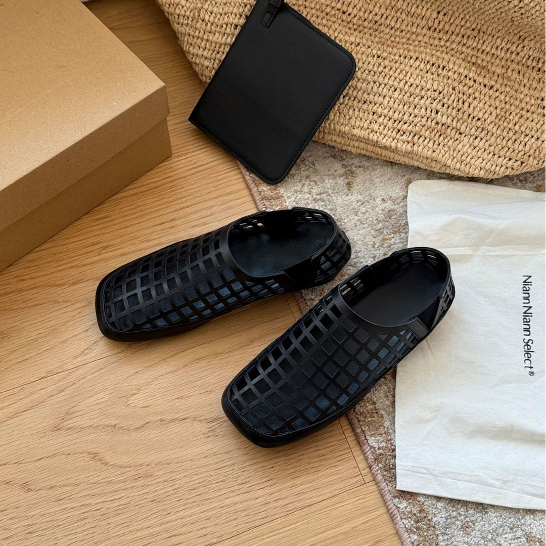 Damen Flexible und atmungsaktive Clogs mit offenem Design EB