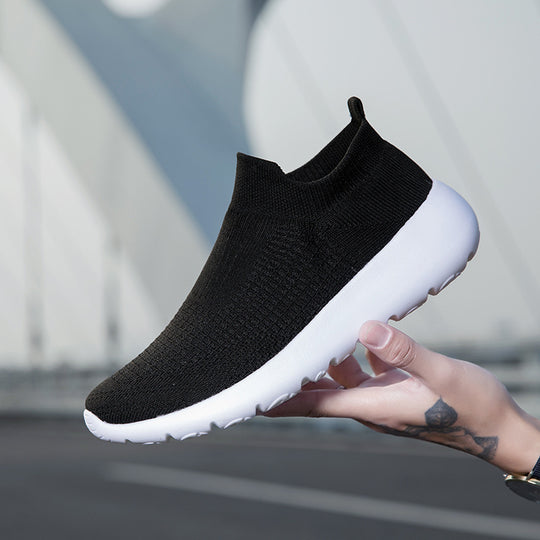 Damen Sportliche Sockenschuhe mit flexiblem Obermaterial und rutschfester Sohle EB