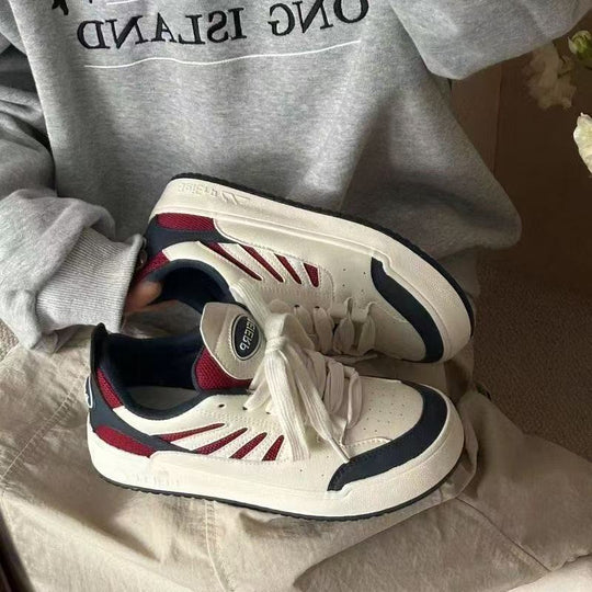 Damen Sportliche Sneakers mit atmungsaktiver Mesh-Oberfläche und dämpfendem Sohlenprofil EB