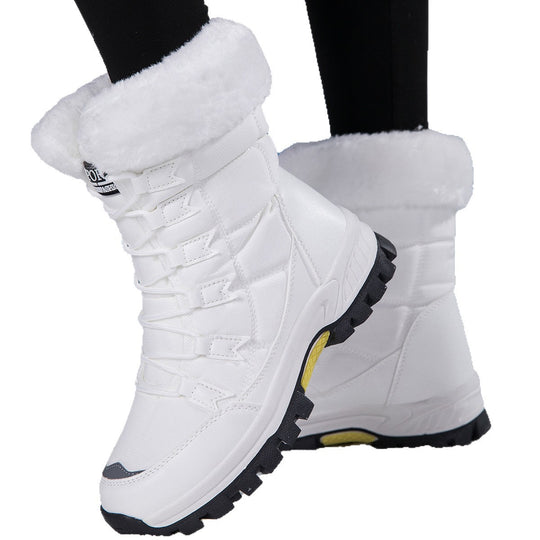 Damen wärmeisolierte Winterstiefel mit rutschfester Profilsohle EB