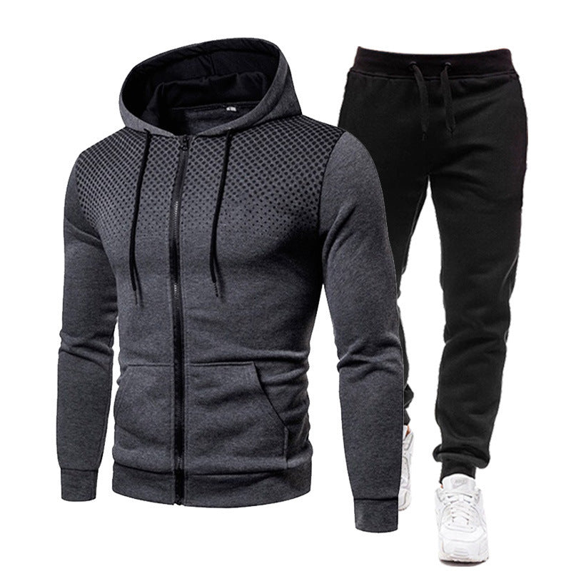 Herren Hoodie- und Jogginghose Set mit atmungsaktivem Design EB