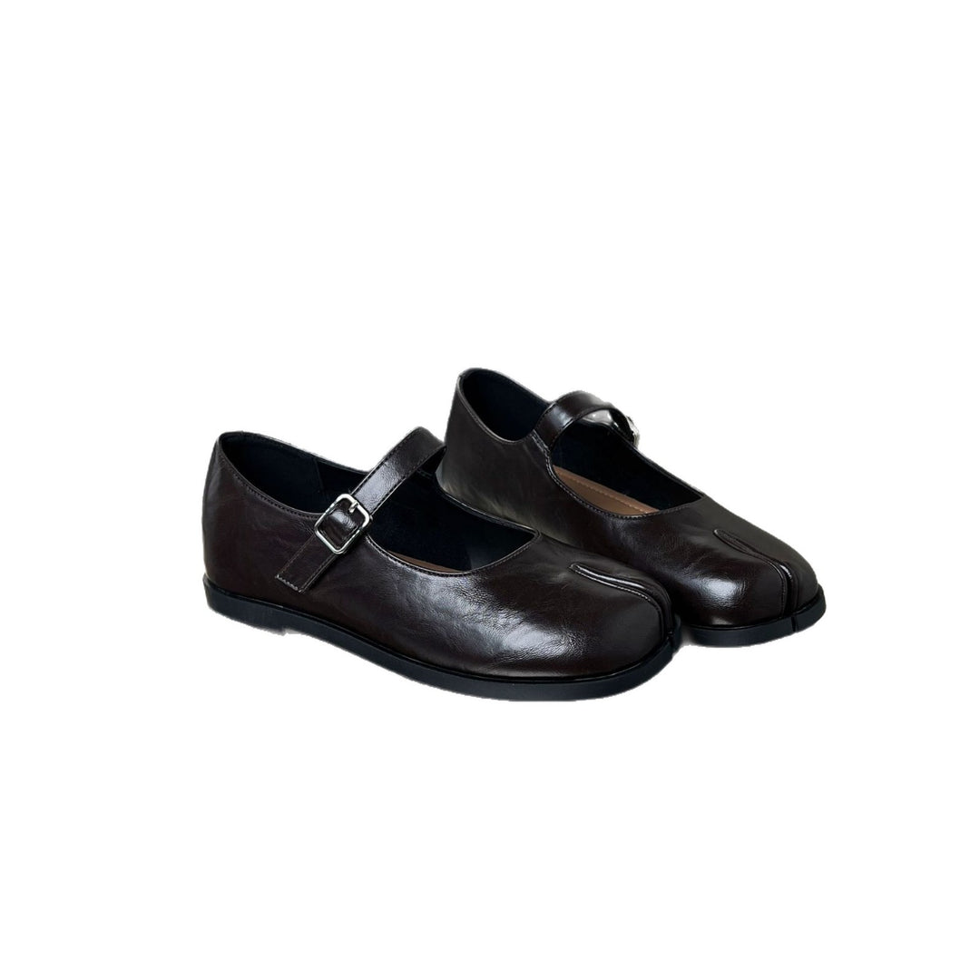 Damen elegante Ballerinas mit verstellbarem Riemen und komfortabler Passform EB