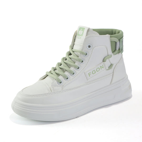 Damen High-Top Sneakers mit innovativem Schnürsystem und atmungsaktivem Innenfutter EB