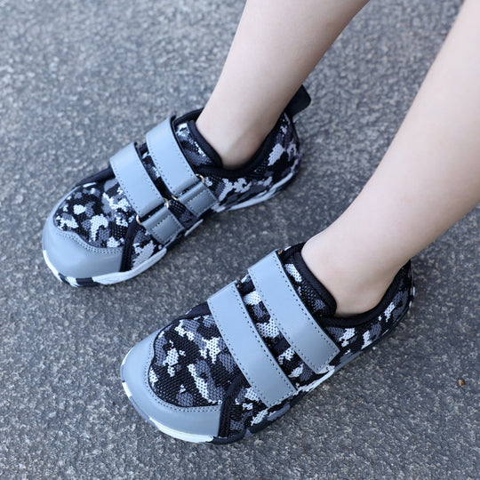 Damen Atmungsaktive und rutschfeste Wassersportschuhe mit doppeltem Klettverschluss EB