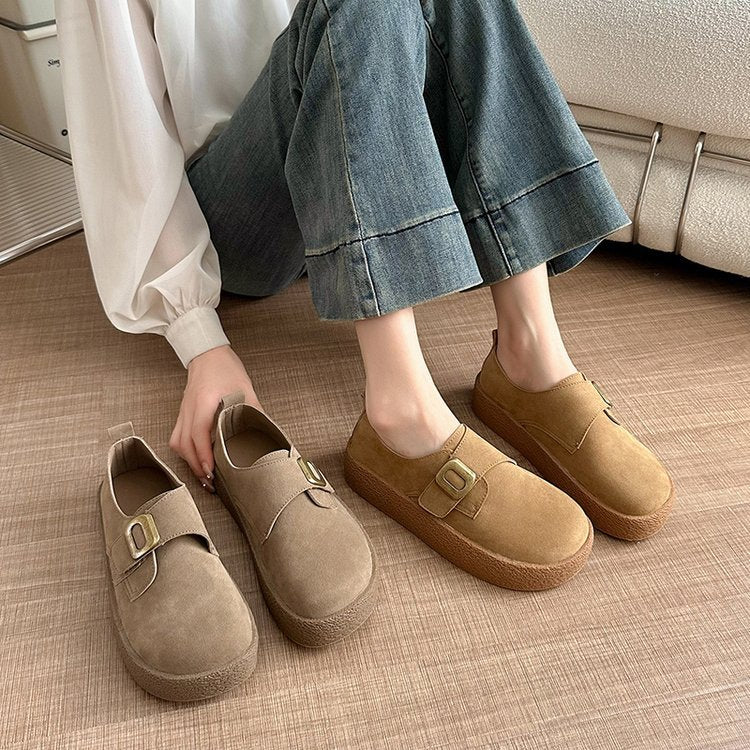 Damen modische Slip-On Clogs mit verstellbarem Schnallenverschluss und bequemer Sohle EB