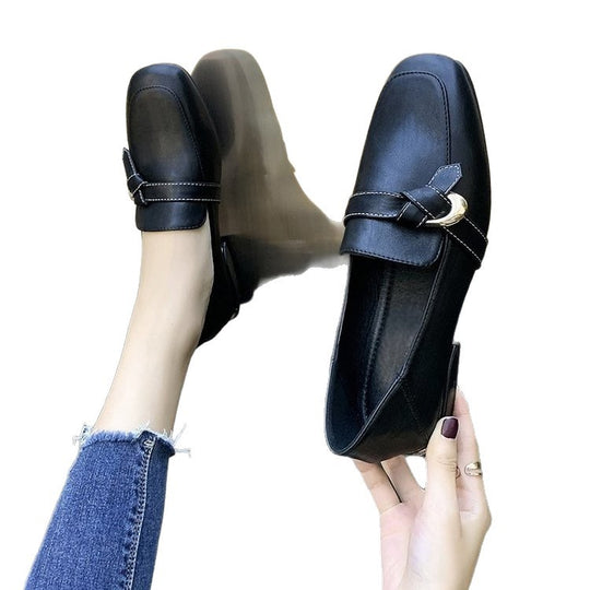 Damen elegante Loafers mit modischem Zierschmuck EB