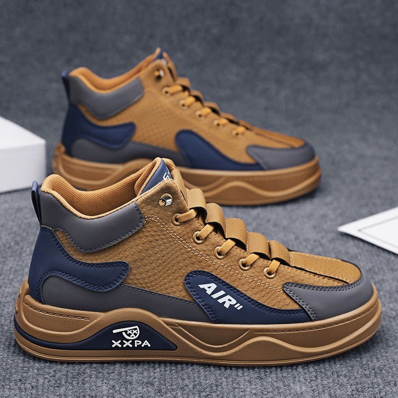 Herren Sportliche High-Top Sneakers mit rutschfester Sohle und atmungsaktivem Obermaterial EB