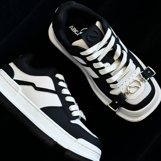 Damen Sneakers mit modischem Schnallenverschluss und innovativem Sohlenprofil EB