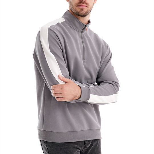 Herren Sportpullover mit Stehkragen EB