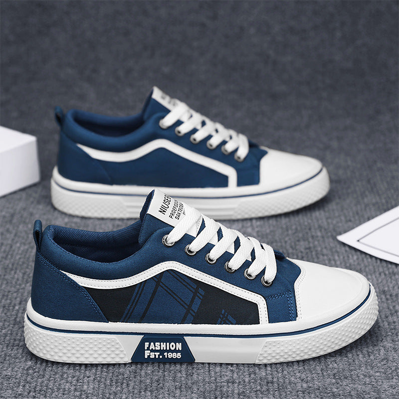 Damen Modische Low-Top Sneakers mit grafischen Akzenten EB