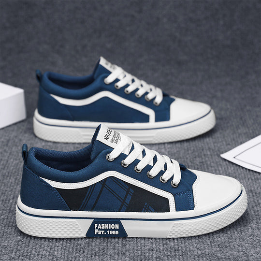 Damen Modische Low-Top Sneakers mit grafischen Akzenten EB