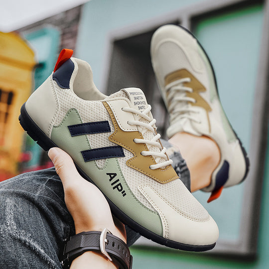Damen Sportliche Sneaker mit atmungsaktiver Mesh-Oberfläche und rutschfester Sohle EB