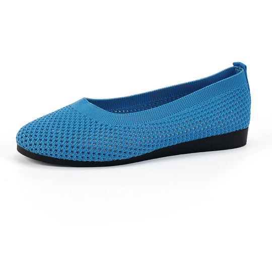 Damen bequeme Slipper aus atmungsaktivem Netzmaterial mit rutschfester Sohle EB