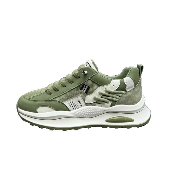 Damen Sportliche Dämpfungssneakers mit luftiger Struktur und ergonomischer Sohle EB