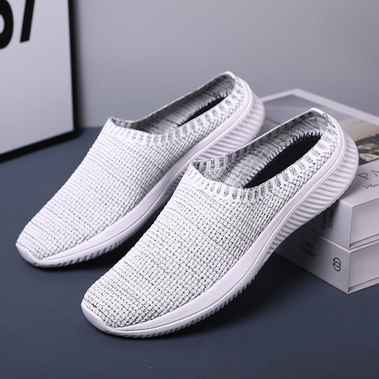 Damen Atmungsaktive Slip-On Sneakers mit flexiblem Obermaterial EB