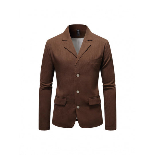 Herren eleganter Blazer mit strukturiertem Design und praktischen Taschen EB