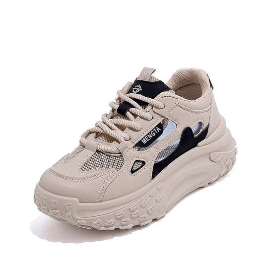 Damen Sportliche Sneaker mit atmungsaktivem Mesh-Obermaterial und flexibler Sohle EB