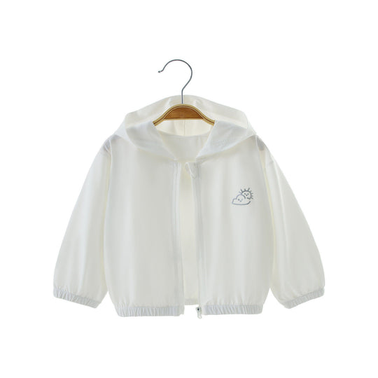 Unisex nan leichte atmungsaktive Kapuzen-Zip-Jacke mit elastischen Bündchen EB