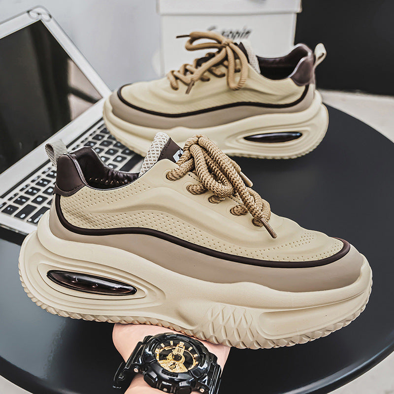 Damen komfortable Chunky Sneakers mit dämpfender Luftpolstersohle EB