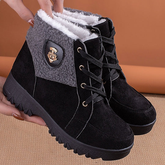 Damen Winterstiefel mit weichem Innenfutter und modischem Fleecefutter EB