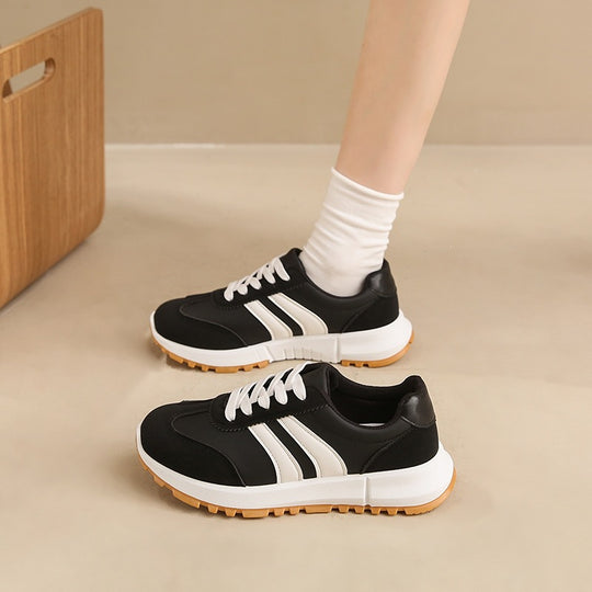 Damen Sportliche Sneakers mit atmungsaktiver Laufsohle EB