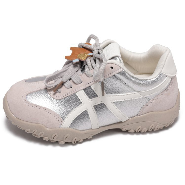 Damen sportliche Lauf-Sneaker mit atmungsaktivem Mesh-Obermaterial und rutschfester Sohle EB