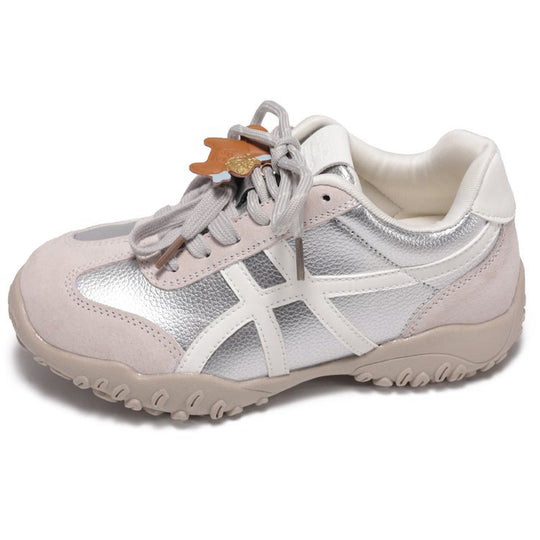 Damen sportliche Lauf-Sneaker mit atmungsaktivem Mesh-Obermaterial und rutschfester Sohle EB
