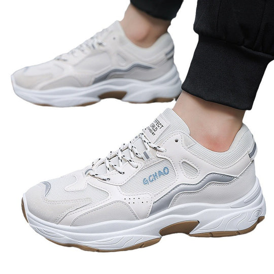 Damen Sportliche Sneakers mit atmungsaktiver Oberflächenstruktur und dämpfendem Komfort EB