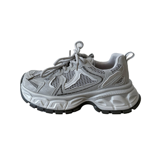 Damen Sportliche Sneakers mit atmungsaktiver Mesh-Oberfläche und stoßdämpfender Sohle EB