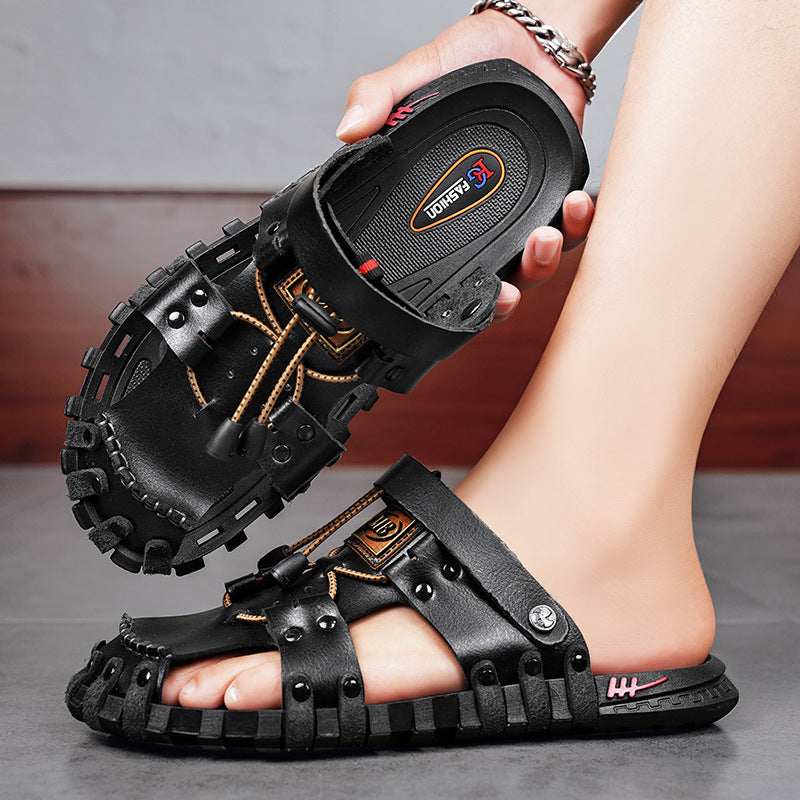 Herren Atmungsaktive Freizeit-Sandalen mit komfortablem Klettriemensystem EB