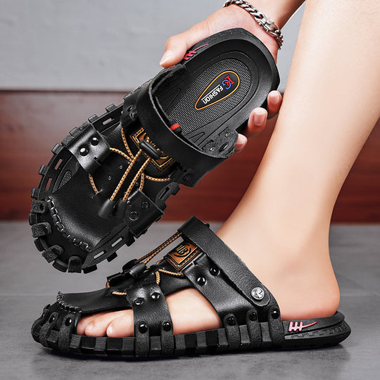 Herren Atmungsaktive Freizeit-Sandalen mit komfortablem Klettriemensystem EB