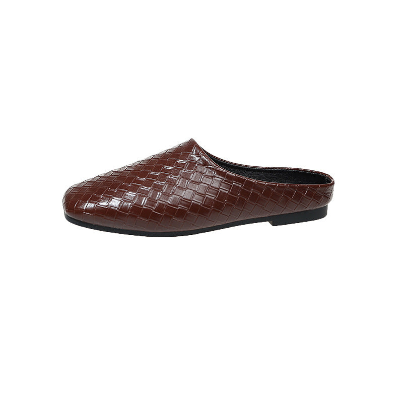 Damen Bequeme und elegante Mules mit geflochtenem Design EB