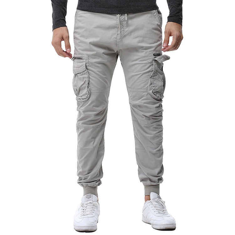 Herren Cargohose mit mehreren praktischen Taschen und elastischem Bund EB