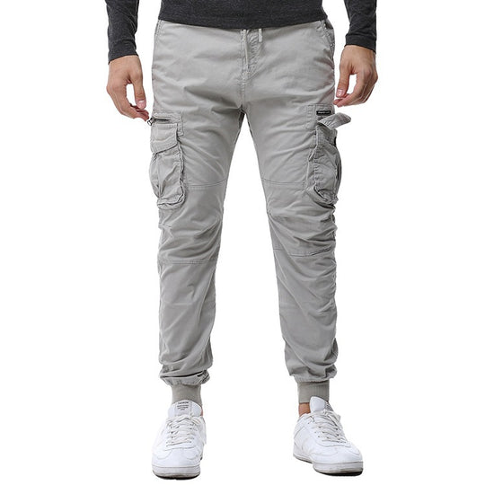 Herren Cargohose mit mehreren praktischen Taschen und elastischem Bund EB
