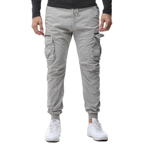 Herren Cargohose mit mehreren praktischen Taschen und elastischem Bund EB