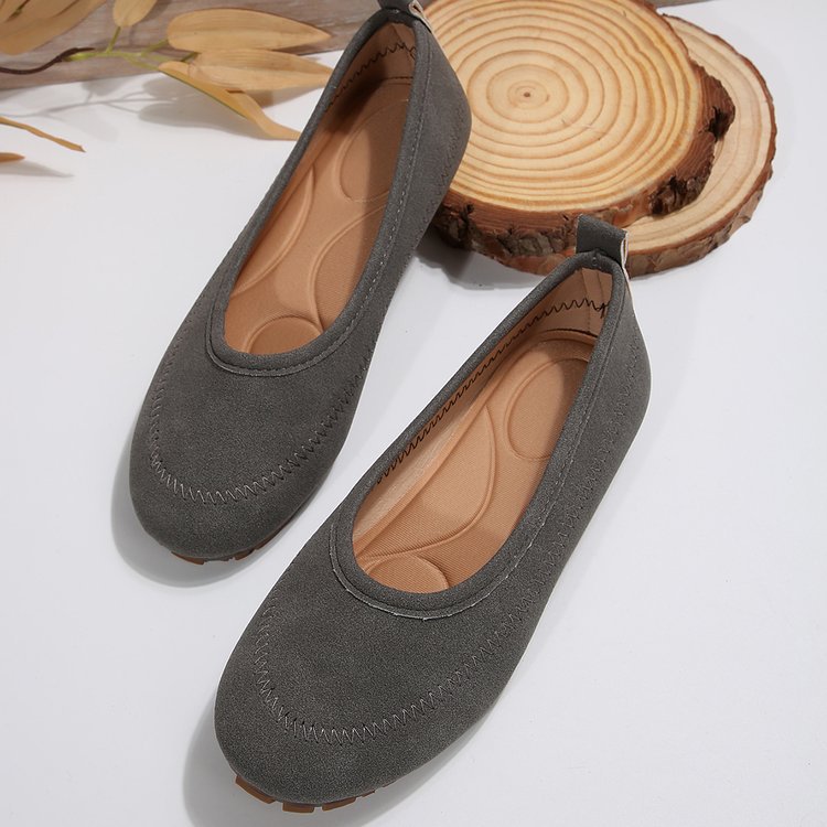 Damen Atmungsaktive und modische Slip-On Ballerinas EB