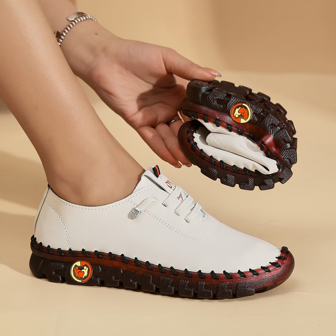 Damen Casual Schnürschuhe mit flexiblem Fußbett EB