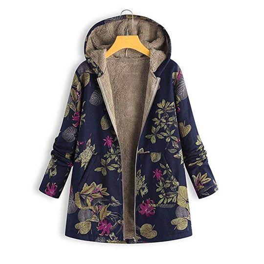 Damen Übergangsjacke mit Blumenmuster EB