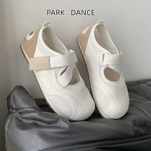 Damen moderne und bequeme Fitness-Schuhe mit schnellem Klettverschluss EB